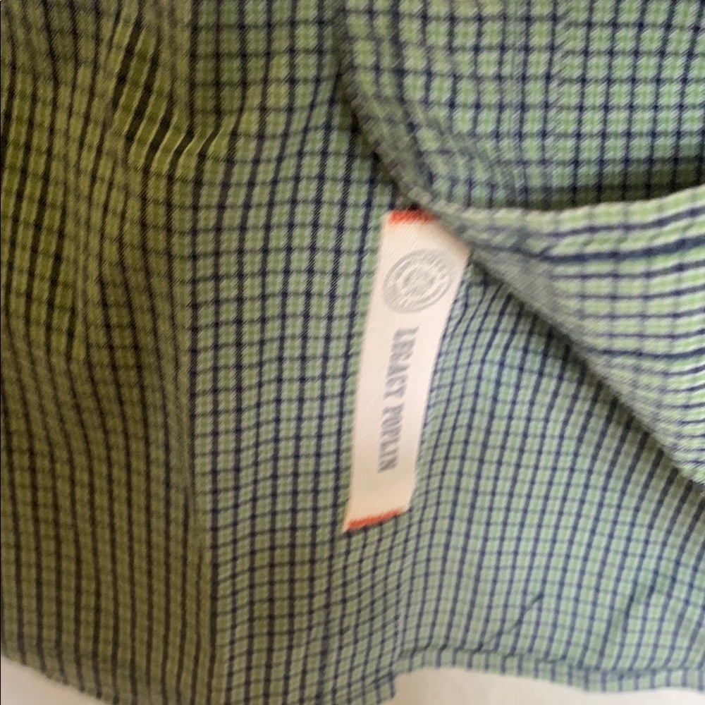 ST JOHNS BAY Men's Green Checkered Long Sleeve Shirt XXL - Picture 4 of 9